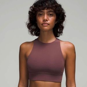 lululemon Energy High-Neck Longline Bra - size 10